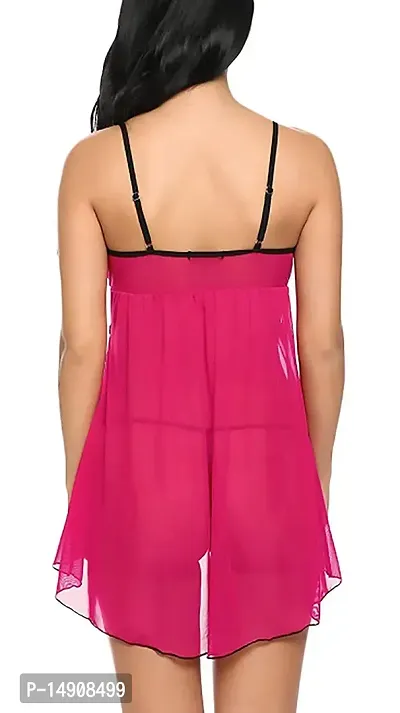 Buy Ceniz Women's Lace Babydoll Nightwear Lingerie Set for Women