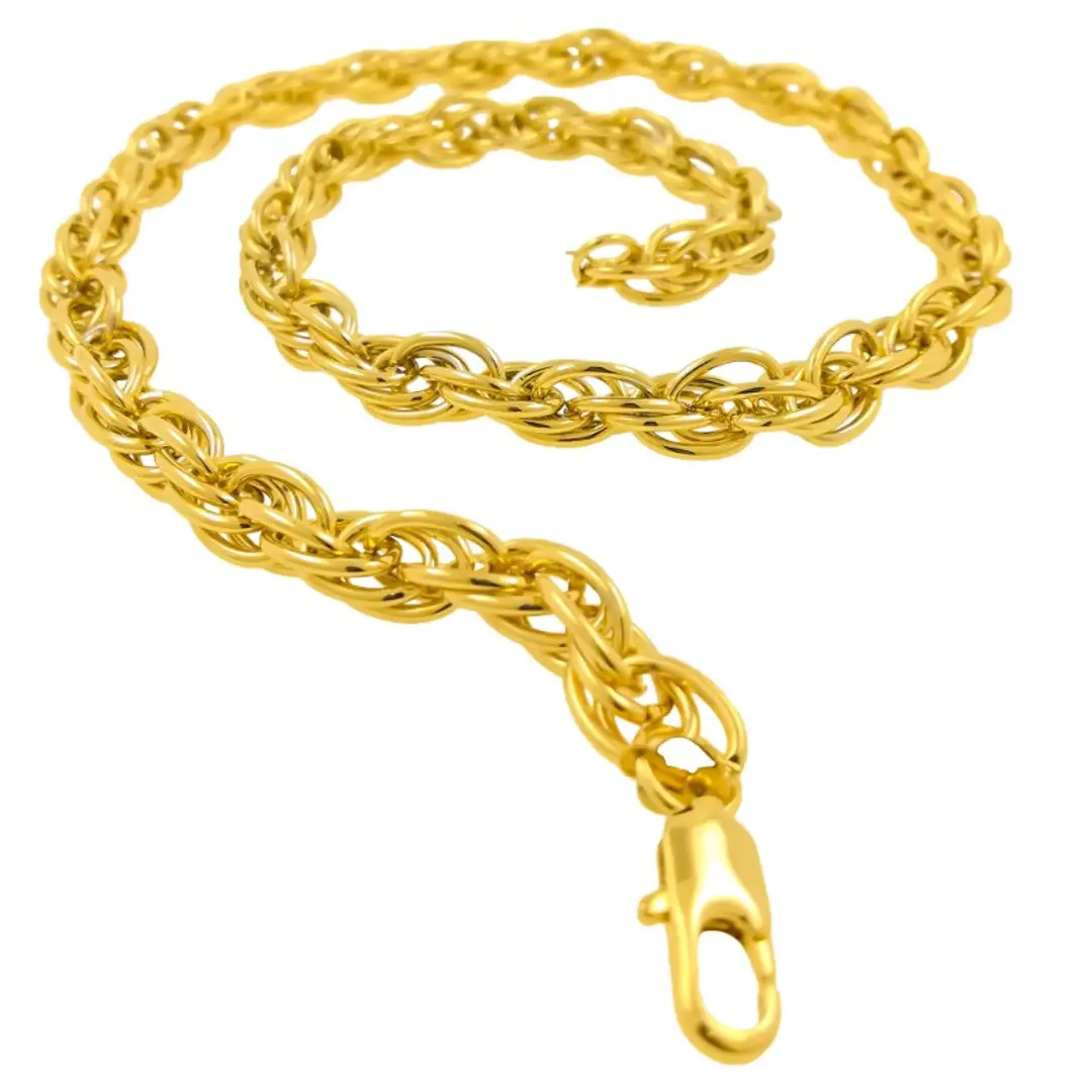 gold plated alloy chain