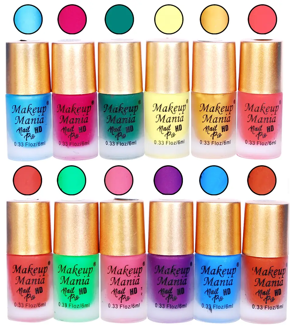 Buy online Nail Polish Set::nail Polish Combo::nail Polish::nail Paint::matte  Nail Polish from nail for Women by Makeup Mania for ₹188 at 42% off | 2024  Limeroad.com
