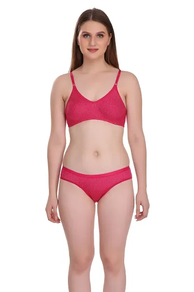 Buy LooksOMG's Cotton Lycra Sports bra in Red, Beige & Pink Color