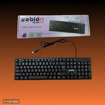 Experience Comfort with Zebion USB Standard Keyboard!-thumb0