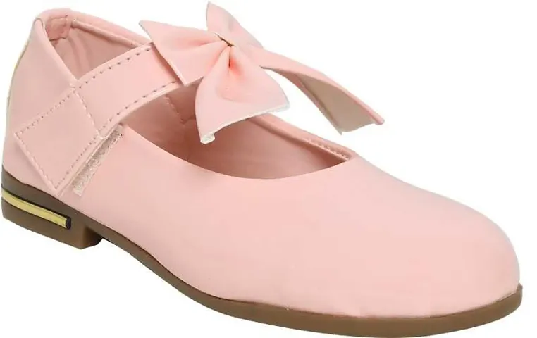 Tinky Kids Casual Leather Girl's Bellie (BELLIE-PK-12 Months-18 Months) Pink