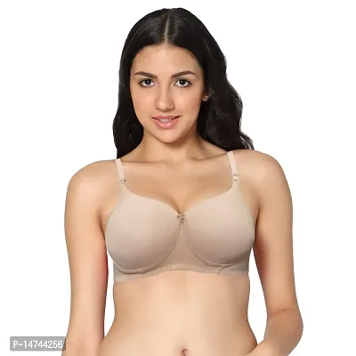 Solid Full-Coverage Smooth Underwire Bra