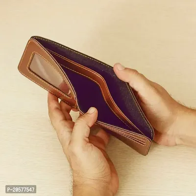 Brown Coconut Leather Classic Men Wallet — magikelf