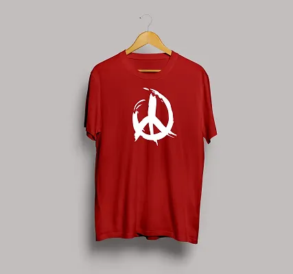 Printed Cotton Round Neck T Shirt