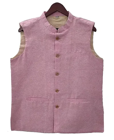 Latest Chiakn Men's Traditional Cotton Nehru Jacket/Waistcoat