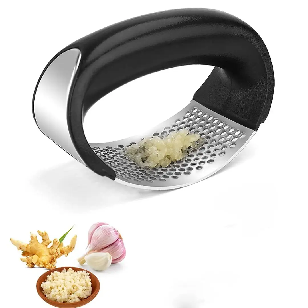 Garlic Press Stainless Steel Garlic Crusher Presser Kitchen Garlic