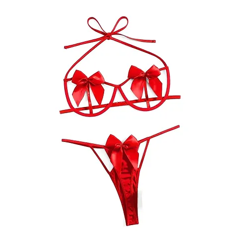 Buy Arnoni women babydoll nightwear lace bra panty lingerie set