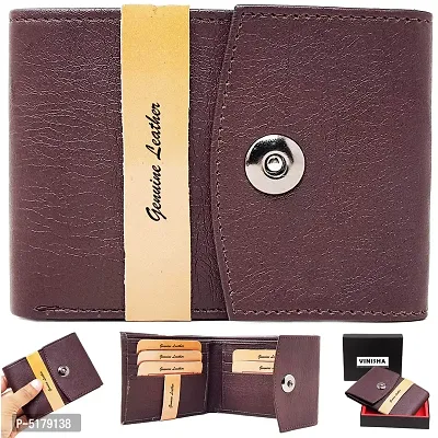 High Quality Genuine Leather Men's Short Fashion Wallet