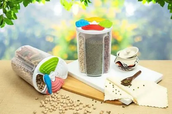 spice jar with colourful lids
