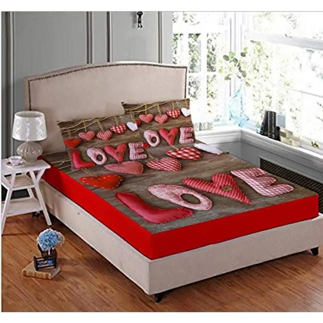 buy-sai-arpan-love-words-design-300tc-bedsheet-for-double-bed-with-2-pillow-covers-95-x-105