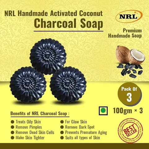 Activated Coconut Charcoal Soaps
