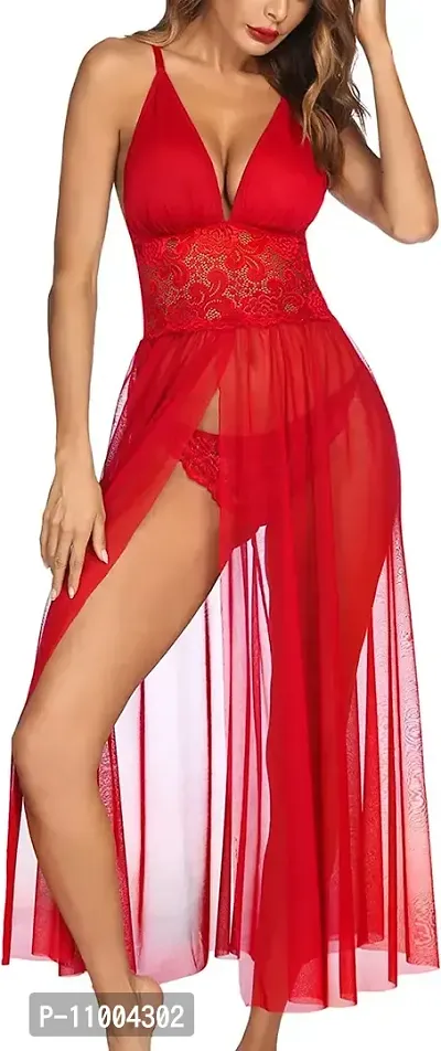 Buy Softwrap Plus Size Women Sexy Nightdress Maxi Lingerie Lace