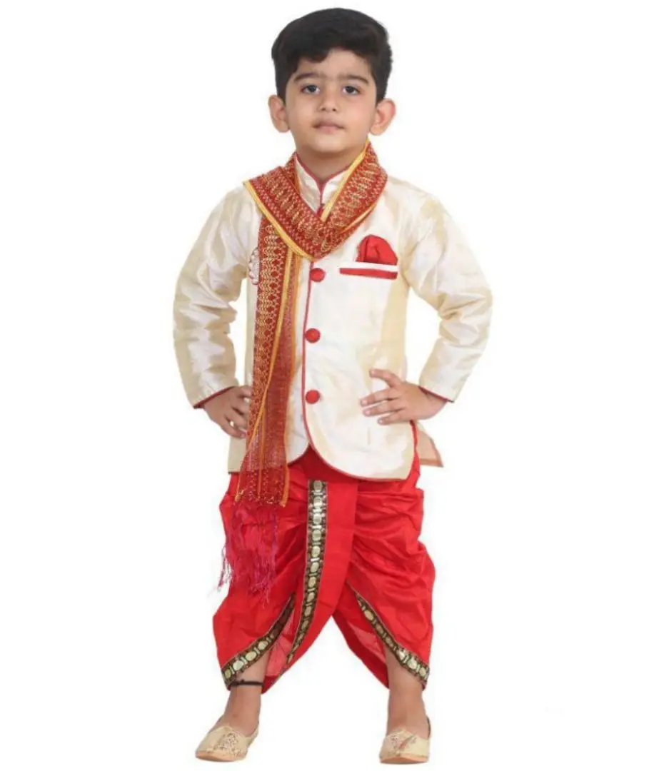 Tussar dhoti kurta top