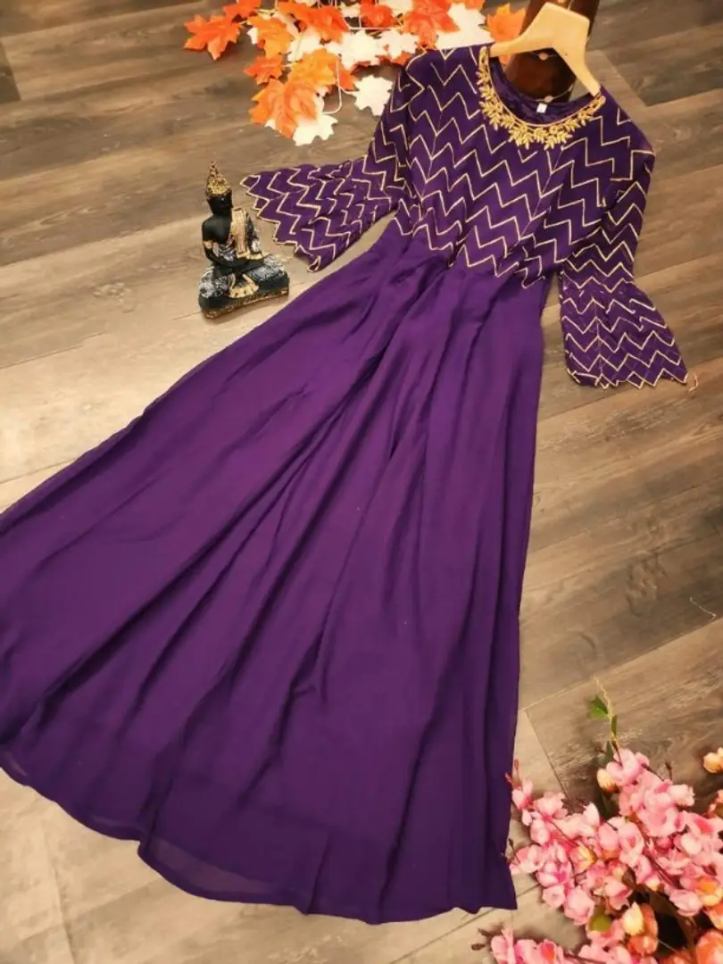 Stitched deals ethnic gowns