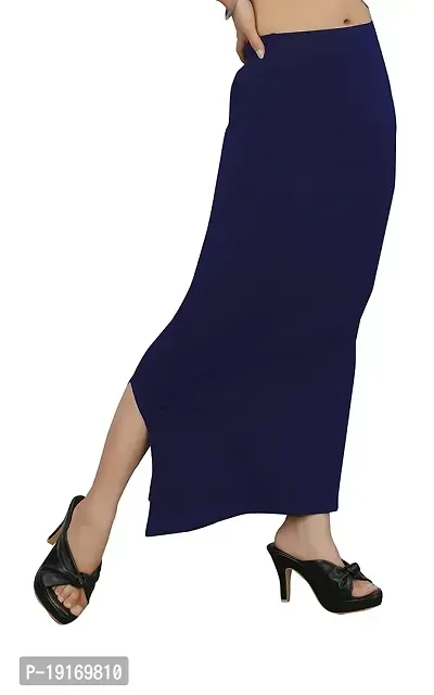  Women Lycra Cotton Saree Shapewear Petticoat Stretchable Thigh  Hip