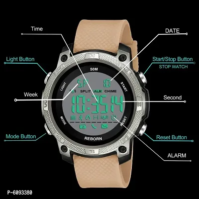 Water resistant digital sales watch