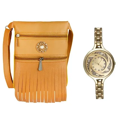 Buy WATCH FOR SPACE BLUE SLING BAG for Women Online in India