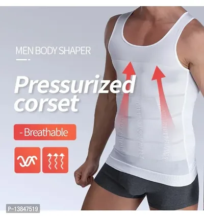 Buy Slimming Body Shaper Vest Shirt Abs Abdomen Slim Stretchable