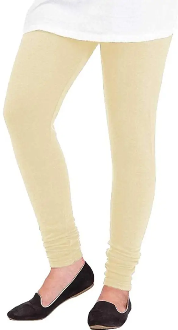 Buy Cream Churidars & Leggings for Women by DIXCY SLIMZ Online | Ajio.com