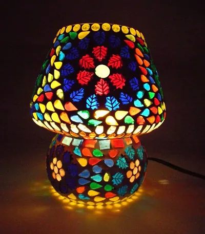Beautiful Mosaic work Colorful Lamp Shade For Home Decoration