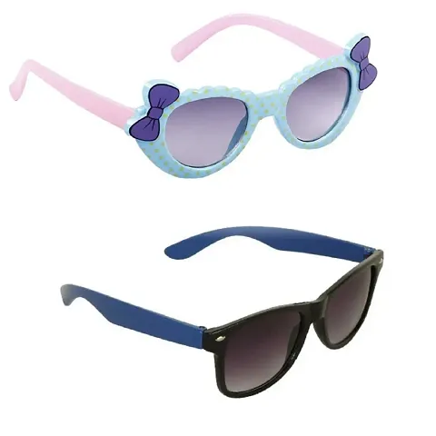 U V Protected Designer Sunglasses for Kids Pack of 2