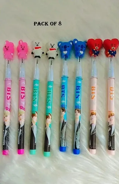 BTS Theme Pencils(Pack of 8 Pencils)