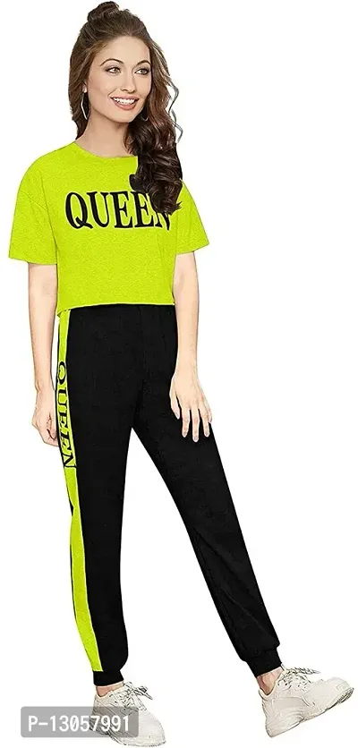 Buy Stylish Cotton Blend Track Suit For Women Online In India At