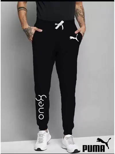 Black polyester lycra trackpants clearance