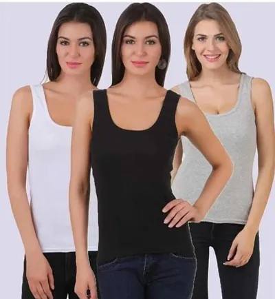 Buy Parasreg; Tank Top/Vest Camisole Sando Spaghetti Chemise Inner Wear  Camis for Girls and Women (Pack of 2) Online In India At Discounted Prices