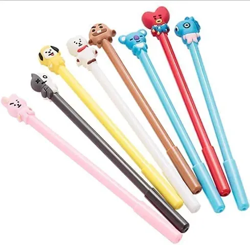 Pack of 4 KPOP Unique And Cute Pens Random Design |Multicolor