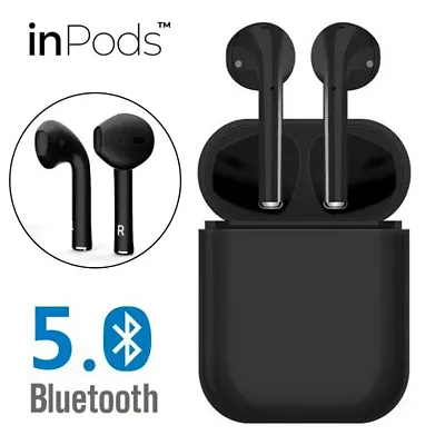 Inpods i12 Bluetooth V5.0 earbuds wireless Bluetooth headset Bluetooth Headset Black True Wireless