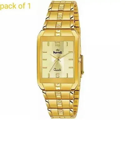 Vintage Gold Plated HMT Janata PARA SHOCK Arabic Dial Winding Mens Wrist  Watch - Lero