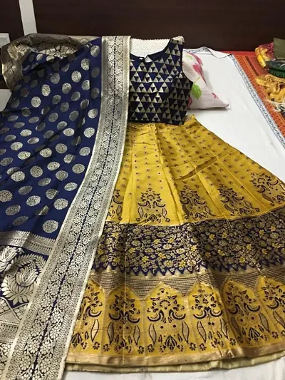 Buy Brocade Lehenga Set With Georgette Dupatta Indian Gown Indian Salwar  Kameez Pakistani Lengha Salwar Kameez Lehenga Anarkali Suit Online in India  - Etsy