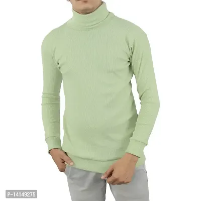 Buy MYO Winter Wear High Neck Cotton Plain Full Sleeve Turtle Neck T Shirt  for Men Online In India At Discounted Prices