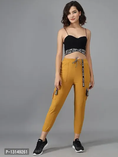 Mustard Women Trousers - Buy Mustard Women Trousers online in India