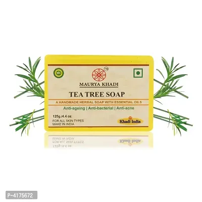 Maurya Khadi Tea Tree Soap With Anti Acne Pack Of 6-thumb2