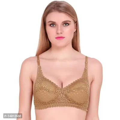 Buy Fashion Frill Women's Bras Stylish Non-Padded Non-Wired Net Bra for  Girls Women (Pack of 2) Online In India At Discounted Prices