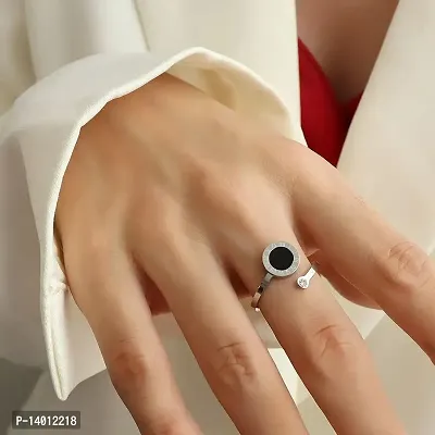 Fashion Silver Blue Eye Owl Ring Women Jewelry Gift Animal Rings Adjustable  | eBay