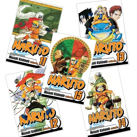 Naruto Vol - 11,12,13,14  15 - Paperback