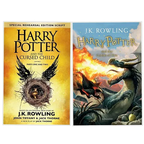 Harry Potter and The Cursed Child + Harry Potter and the Goblet of Fire (Set of 2 Books)