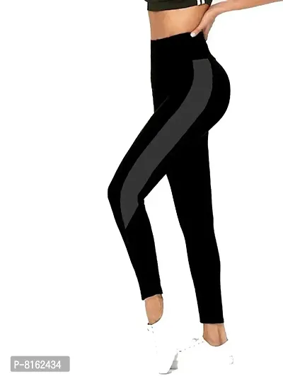 Buy Geifa Thick High Waist Yoga Pants with Lycra & Spandex Tummy