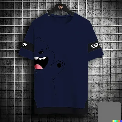 Comfortable Cotton Blend Tees For Men