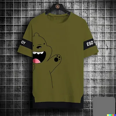 Comfortable Cotton Blend Tees For Men 