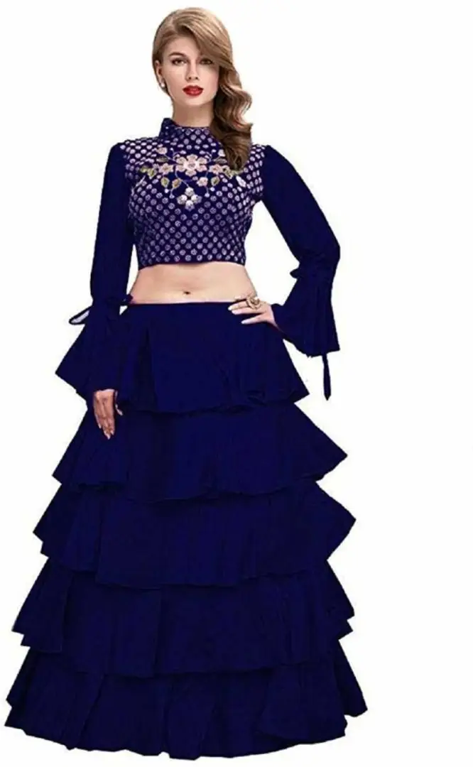 club factory crop top lehenga