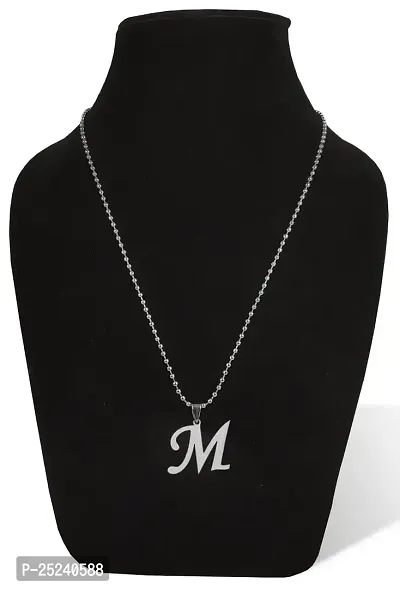 Buy M Men Style Initial W Letter Necklace Personalized Letter Charm Pendant  Jewelry Gift For Men Online - Get 63% Off