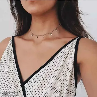 2019Fashion delicate Colorful Rainbow Choker Necklace Clavicle Chain  stunning thin Women wedding Simple elegance 35+10cm Jewelry - AliExpress