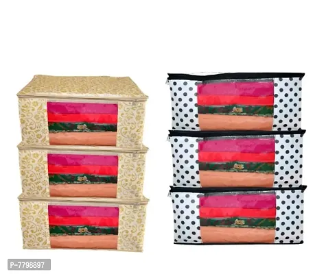 Saree Covers (Pack Of 6) - cratebox.in