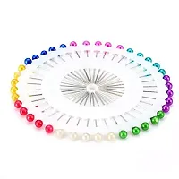 IMPRINT New Assorted Color Pearl Head Pins Pack Has 400 Pins-thumb1