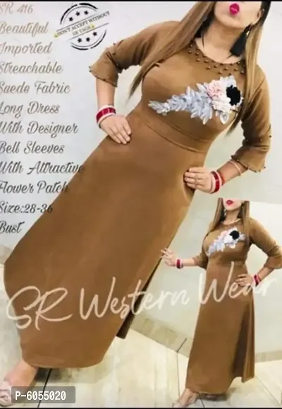 Printed Cotton Long Dresses at best price in Belgaum | ID: 26899956897